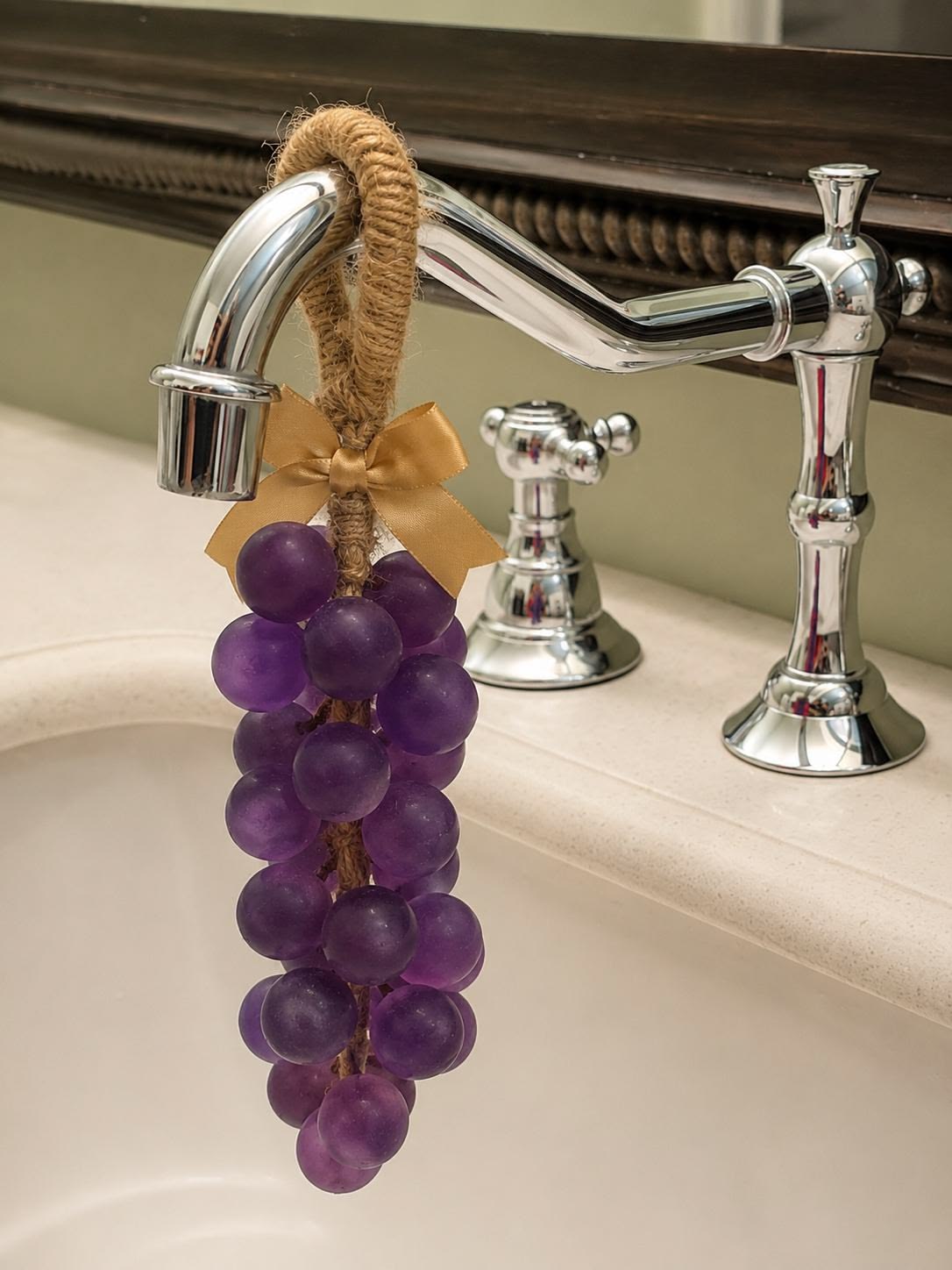Sweet Harvest Grape Soap | Handcrafted Soap on a Rope for Body & Hands